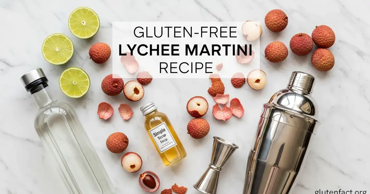 The Gluten-Free Lychee Martini Recipe