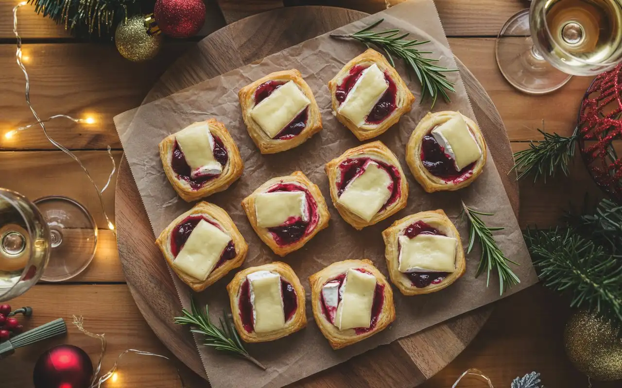 Brie & Cranberry Puff Pastry recipe