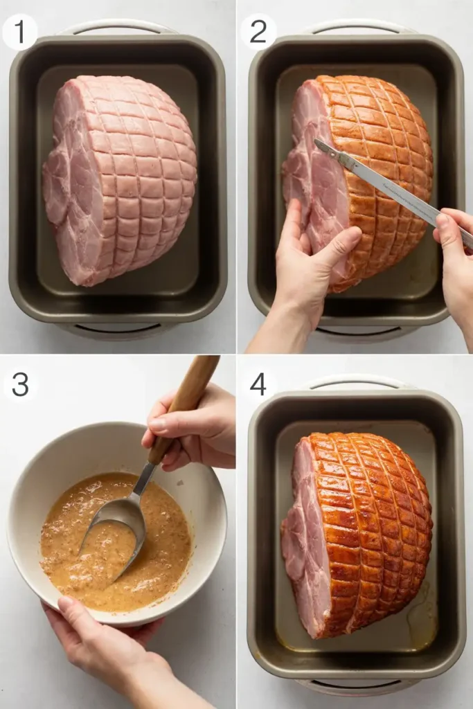 Christmas ham from start to finish