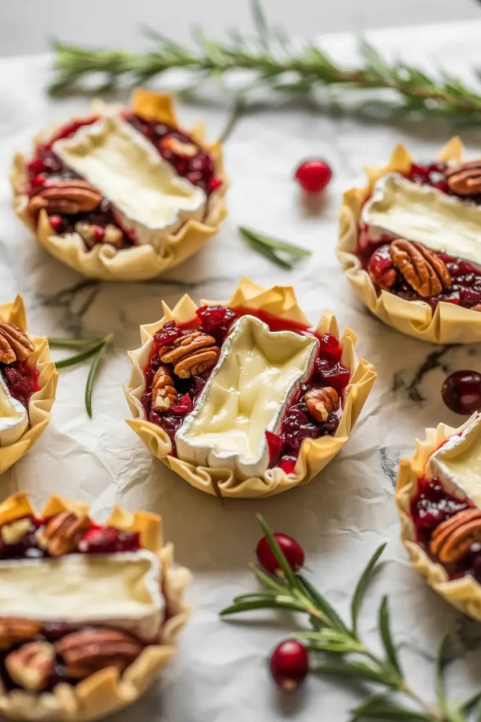 Cranberry Brie Bites