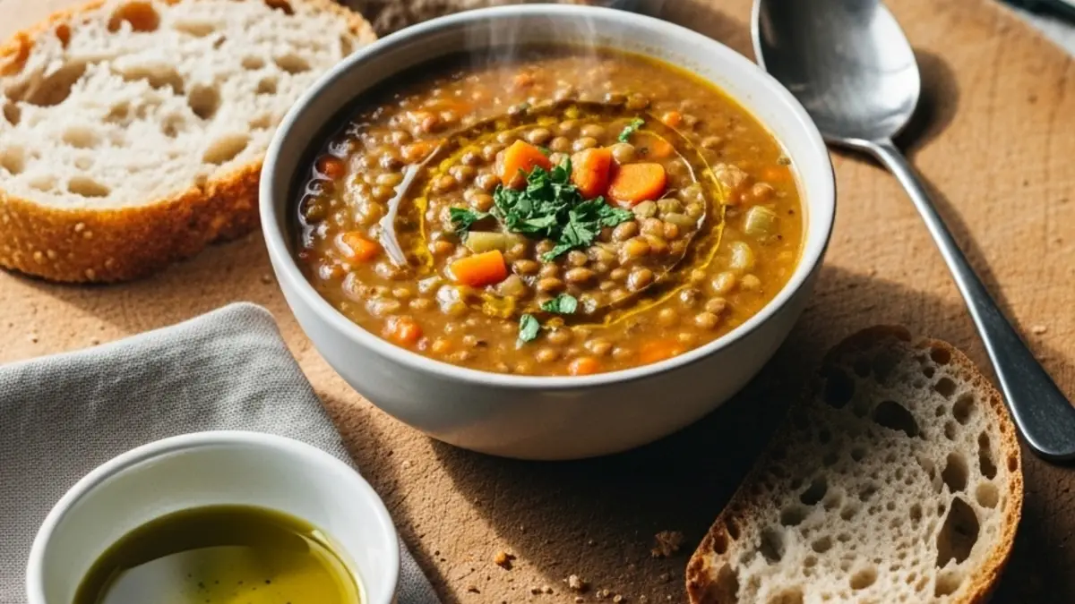 Gluten-free Vegan Lentil Soup Recipe