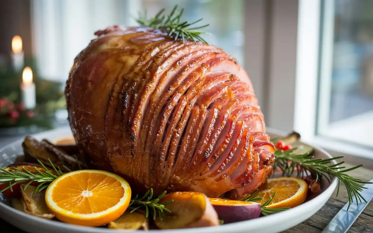 Honey-Glazed Ham Recipe for Chirstmas
