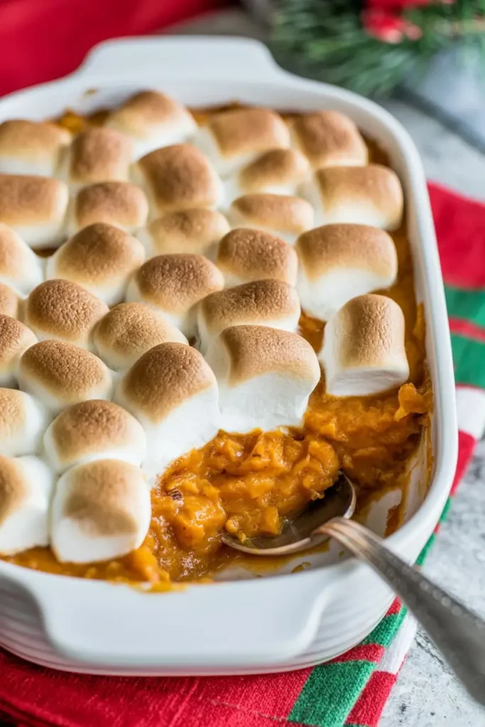 Sweet Potato Casserole with Marshmallows