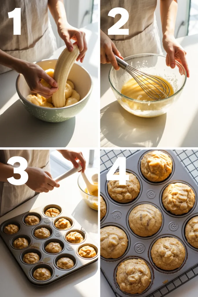 Easy Step-by-Step Gluten-Free Banana Muffins