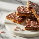 Gluten-free Christmas crack toffee with chocolate coating