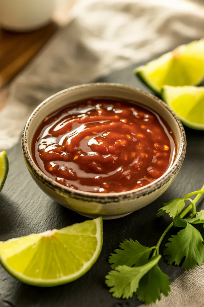 Spicy sauce with lime
