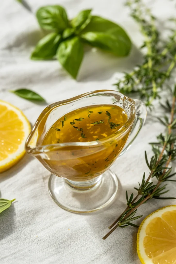 Tangy lemon herb sauce