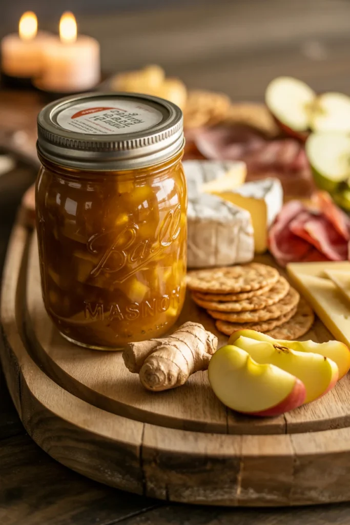 Apple ginger chutney spread