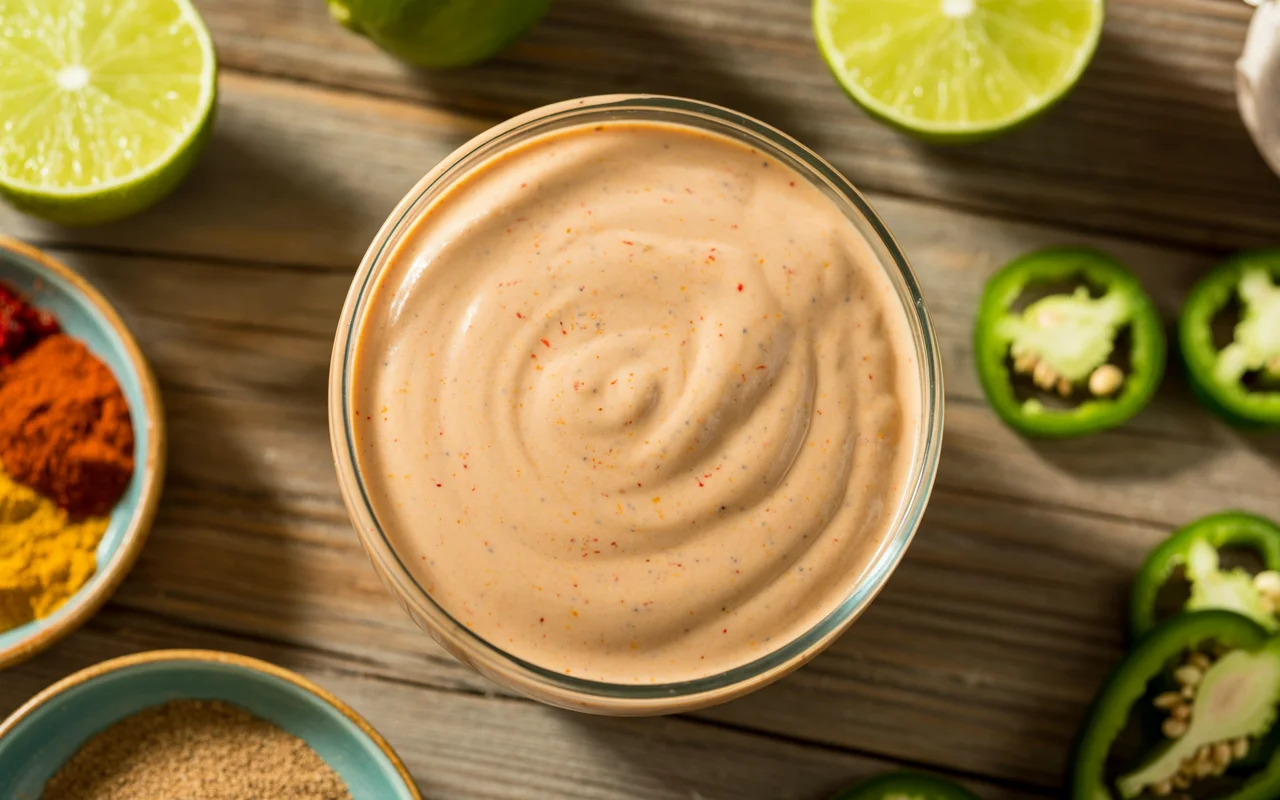 Creamy gluten-free Baja sauce