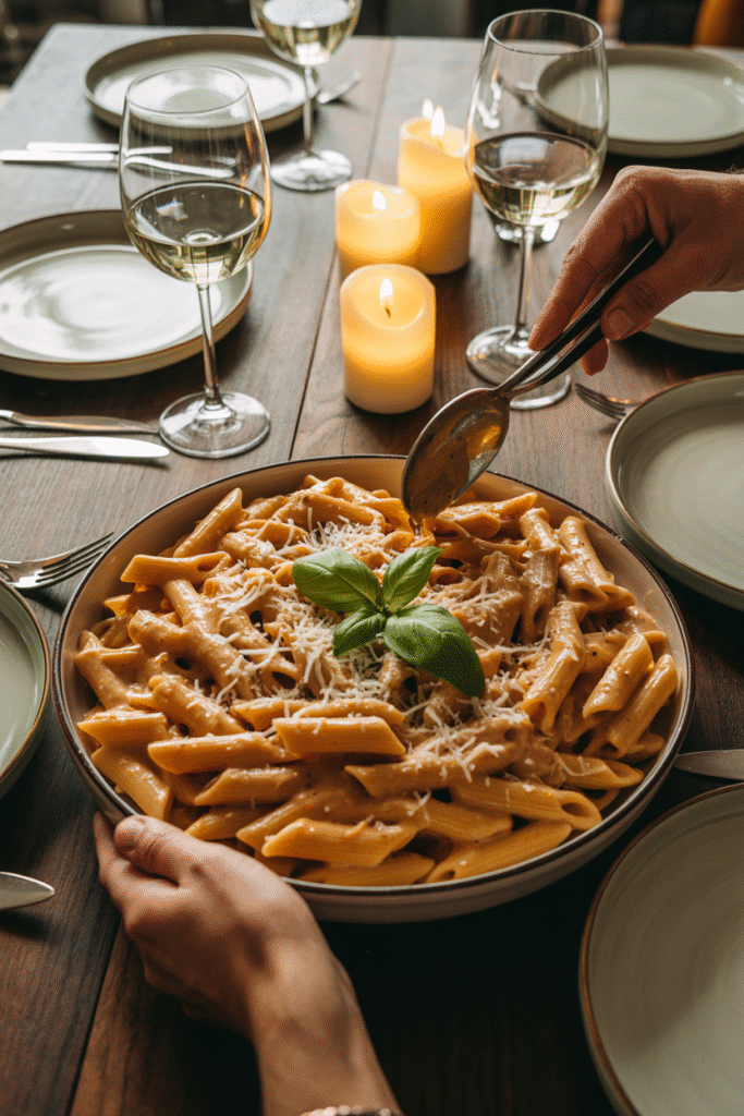 Family-style serving platter