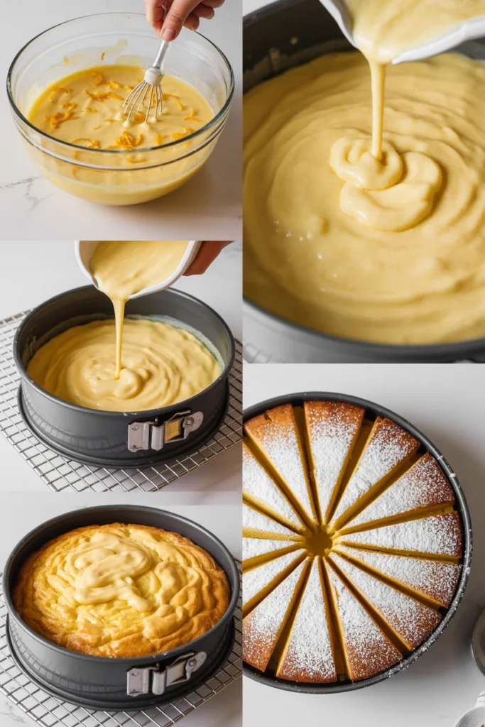 Four-step process of making gluten-free Vasilopita