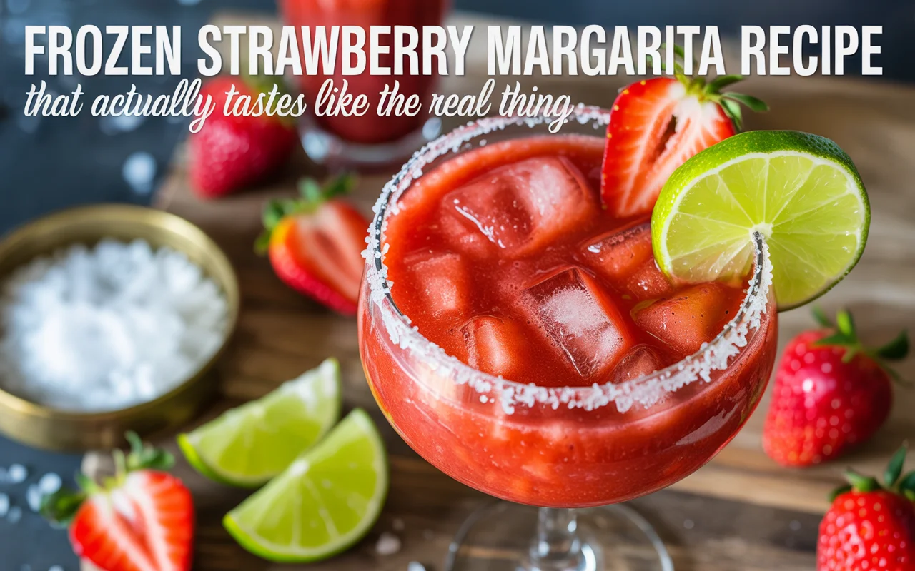 Frozen Strawberry Margarita Recipe