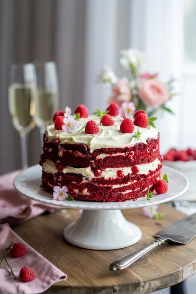 Gluten-Free Red Velvet Cake For Valentines Day