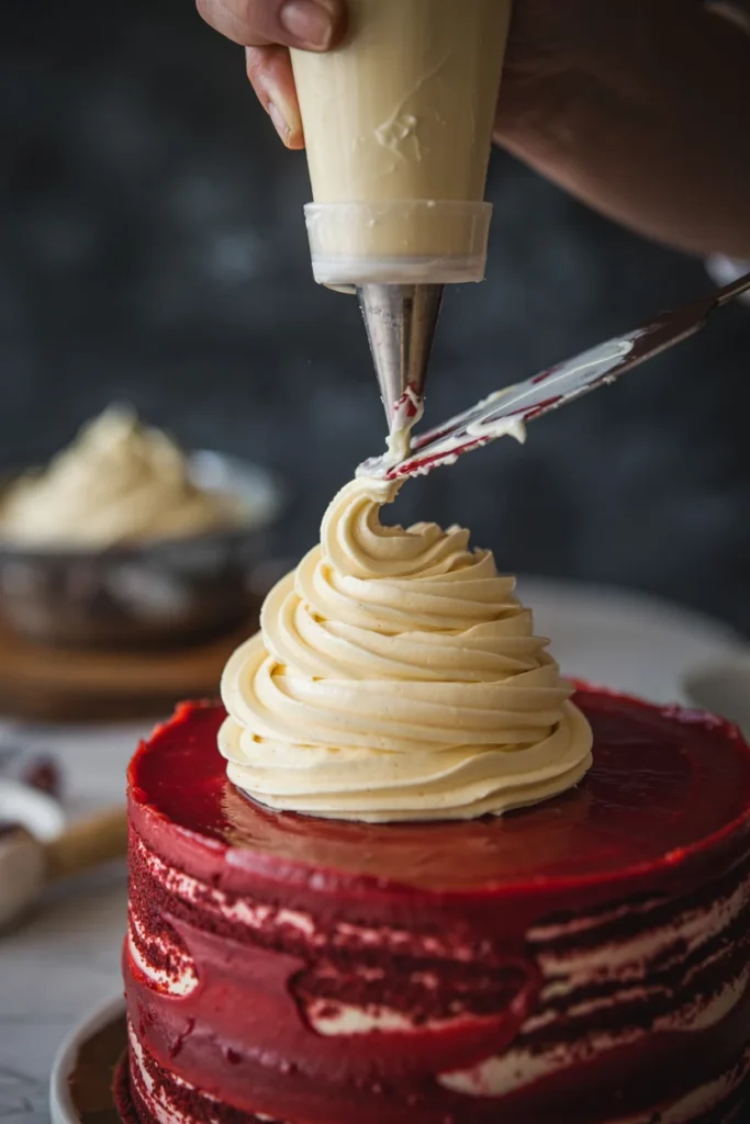 gluten-free red velvet cake creamy texture